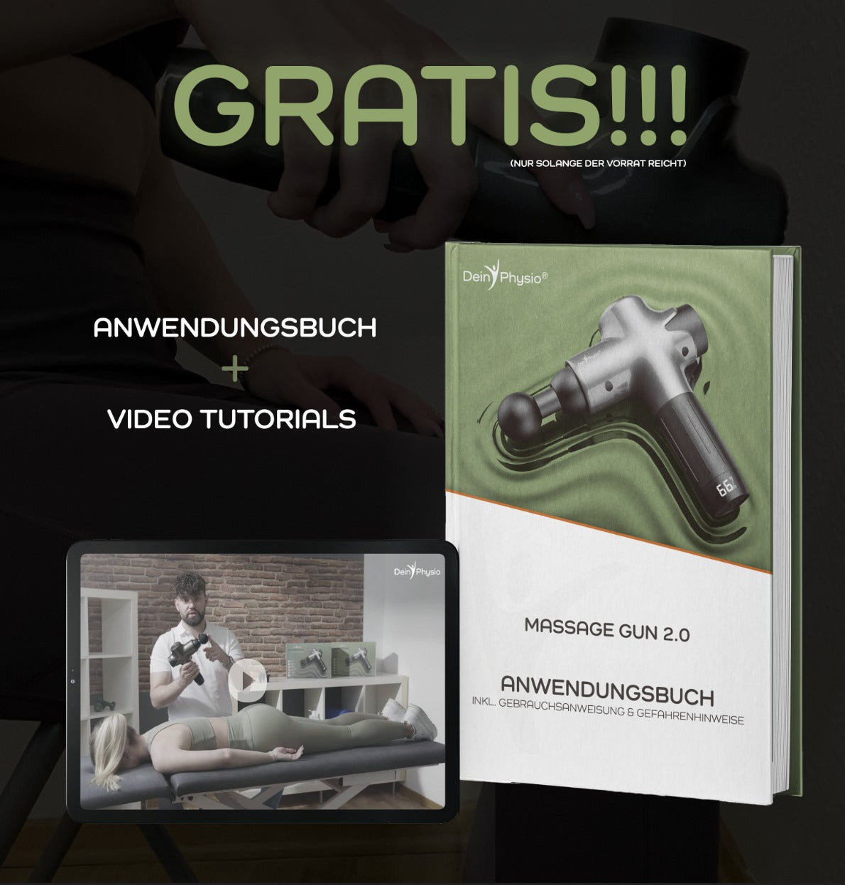 Anwendungsbuch + Tutorials - Massage Gun  (DOWNLOAD)